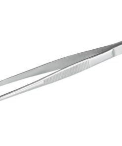 B��rkle Tweezers 160 mm, Stainless Steel, Blunt Straight Shape