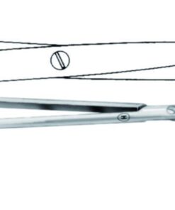 Dissecting scissors 145 mm, straight st./st., Baby-Metzenbaum