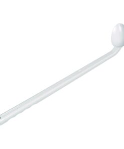B��rkle Sample Spoon Curved, l.G., 10 ml, PS, White, Sterile, Pack of 10