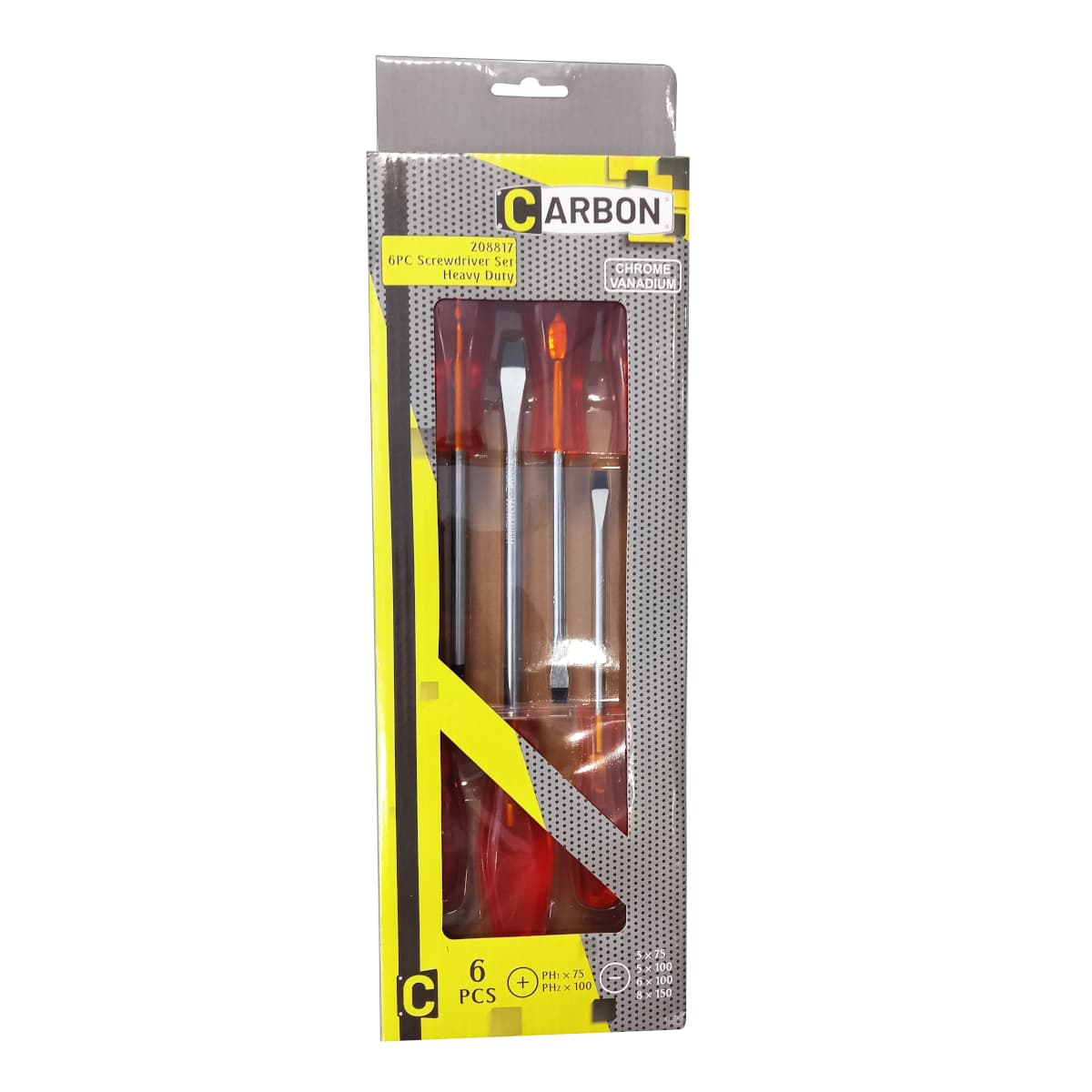 6 Piece Heavy Duty Screwdriver Set