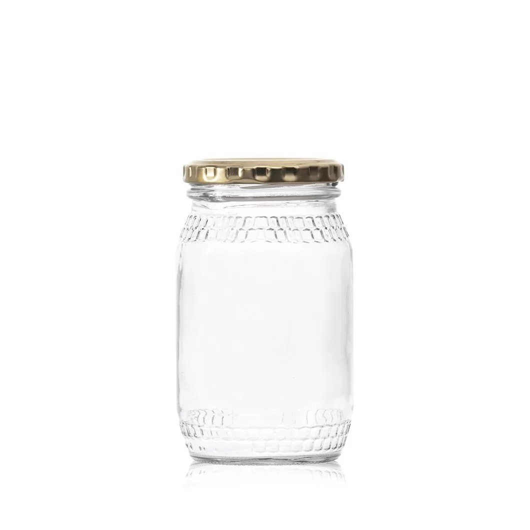 Consol Glass Round Honey Jar 352ml