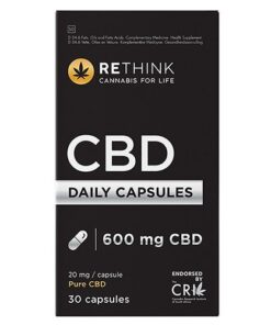 Rethink Cbd Daily Caps 600mg – 30’s