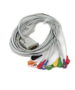 Alternative view of ECG Cable – 10 Lead – Button Type