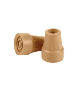 Crutch Underarm -WOODEN  Rubber Tip CREAM