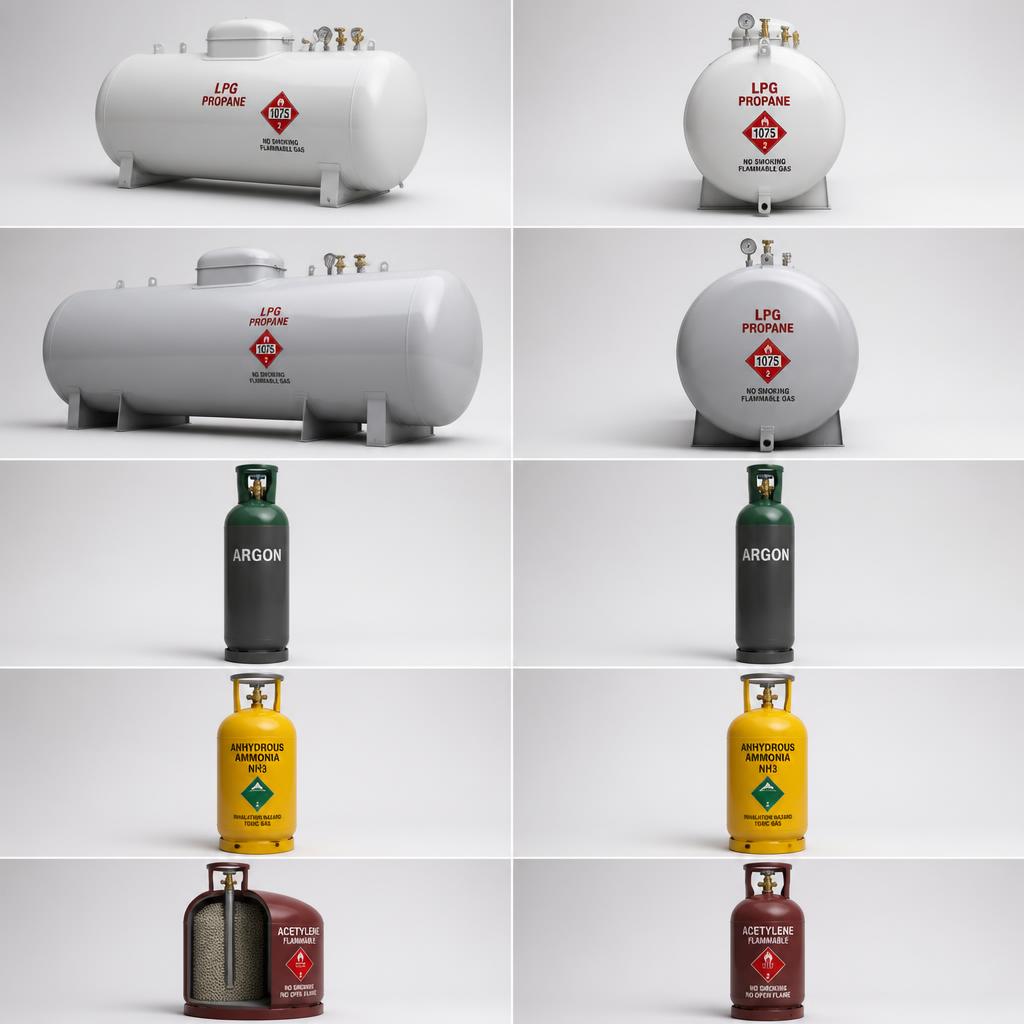 Industrial Nitrogen Cylinder 50L (High Pressure bulkable)