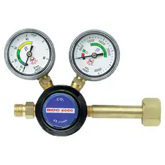 Alternative view of BOC 6000 CO2 Regulator – Side Inlet