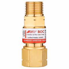 Alternative view of BOC Standard Flow Torch End Fuel Gas Flashback Arrestor