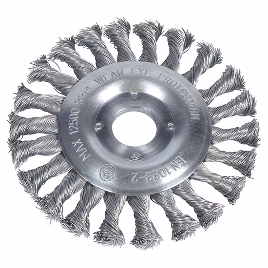 Flexovit Steel Twist Knot Wire Brush