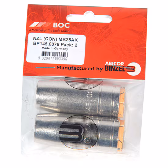 Binzel Standard Conical Nozzle - 14mm Pack of 2