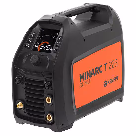 Minarc T 223 MLP Inc Gas Hose, Carry Strap & Return Lead + TX 225 G 8M TIG Torch